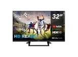 Smart-Tech 32HW01V1 Tv 81,3 Cm (32") Hd Smart Tv Wi-Fi Nero 180 Cd/M²"
