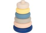 Torre Di Impilamento In Silicone Per Piedi Piccoli, Giochi Di Impilamento, In Silicone, A Partire Da 12 Mesi, 12749