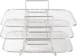 Doppio Rack Per Friggitrice Ad Aria Rack Per Disidratatore A Più Strati 304 In Acciaio Inox Doppio Supporto Per Friggitrice Ad Aria Rack Per Friggitrice Ad Aria Accessori Per Friggitrice Ad Aria