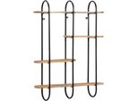 Vidaxl Mensola A Muro 90X20X116,5 Cm Legno Massiccio Grezzo Di Mango