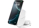 Belkin Qi2 Fitness Tracker, Cuffie, Smartphone, Orologio Intelligente Bianco Usb Carica Wireless Ricarica Rapida Interno