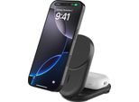 Belkin Qi2 Fitness Tracker, Cuffie, Smartphone, Orologio Intelligente Nero Usb Carica Wireless Ricarica Rapida Interno
