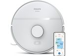 Robot Aspirapolvere E Lavapavimenti Philips Homerun Serie 2000, Bianco (XU2000/25)