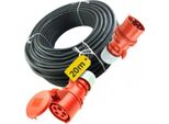 Cavo Di Prolunga Elettrico 5X2,5 20 M 16 A Cavo In Gomma Con Presa E Spina H07 Onpd
