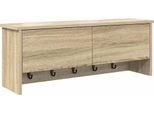 Vidaxl Comodino Da Parete Con Ante In Rovere Sonoma 80 X 20 X 30 Cm