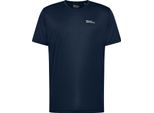 Jack Wolfskin Tech Maglietta A Maniche Corte Blu 2XL Uomo Blu 2XL