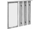 Vidaxl Appendiabiti A Muro Grigio Sonoma 84 X 10 X 80 Cm