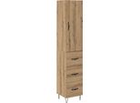 Syfax™ Credenza Rovere Artigianale 34,5 X 34 X 90 Cm Legno Multistrato