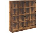 Syfax™ Credenza 2 Pcs Legno Vecchio 68 X 37 X 142 Cm Legno Multistrato
