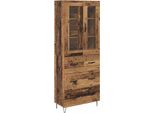 Syfax™ Credenza Legno Vecchio 69,5 X 34 X 90 Cm Legno Multistrato