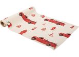 Runner Da Tavola Pompiere Rosso Oro SuéDine 28 Cm X 3 M - Taglia Unica