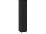 Syfax™ Credenza Rovere Nero 34,5 X 34 X 90 Cm Legno Multistrato