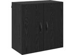 Vidaxl Armadio A Muro Look Rovere Nero 60 X 31 X 60 Cm Materiale A Base Di Legno