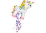 PiñAta Unicorno Con Ali 48 X 32 Cm - Taglia Unica