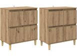 Syfax™ Sideboards 2 Pcs Rovere Artigianale 60 X 35 X 70 Cm