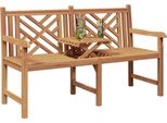 Syfax™ Panchina Marrone 150 X 60 X 90 Cm Legno Di Teak Solido