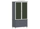 Syfax™ Armadio Con Lavagna Roros Grigio E Bianco 90 X 45 X 180 Cm