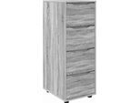Syfax™ Armadio Grigio Sonoma 40 X 48 X 105 Cm Legno Multistrato