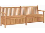 Syfax™ Panchina Marrone 228 X 60 X 90 Cm Legno Di Teak Solido