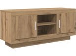 Syfax™ Mobile Tv Rovere Artigianale 102 X 35 X 45 Cm Legno Multistrato