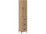 Syfax™ Credenza Con Cassetto Rovere Artigianale 34,5 X 34 X 180 Cm