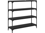 Syfax™ Armadio Per Libri Rovere Nero 100 X 33 X 100 Cm