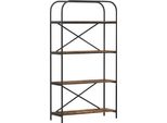 Syfax™ Libreria Rovere Fumé 80 X 30 X 146 Cm Legno Multistrato
