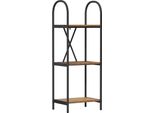 Syfax™ Libreria Legno Vecchio 40 X 30 X 109 Cm Legno Multistrato