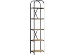 Syfax™ Libreria Rovere Artigianale 40 X 30 X 183 Cm Legno Multistrato