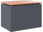 Syfax™ Panchina Da Giardino Antracite 60 X 40 X 43 Cm Acciaio