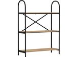 Syfax™ Libreria Rovere Artigianale 80 X 30 X 109 Cm Legno Multistrato