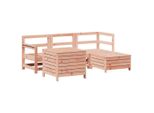 Syfax™ Set Divani Da Giardino 5 Pz In Legno Massello Abete Douglas