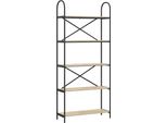 Syfax™ Libreria Rovere Sonoma 80 X 30 X 183 Cm Legno Multistrato
