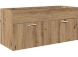 Syfax™ Armadio Sottolavello Rovere Artigianale Legno Multistrato