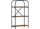 Syfax™ Libreria Rovere Fumé 60 X 30 X 109 Cm Legno Multistrato