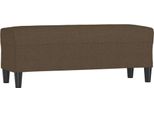 Syfax™ Panca Marrone 100X35X41 Cm In Tessuto
