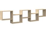 Syfax™ Mensola A Cubo Da Parete 5 Scomparti Truciolato Rovere Sonoma