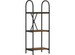 Syfax™ Libreria Rovere Fumé 40 X 30 X 109 Cm Legno Multistrato
