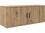 Syfax™ Mobile Tv Da Parete Rovere Artigianale 100 X 34,5 X 40 Cm