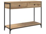 Syfax™ Tavolo Consolle Rovere Artigianale 100 X 34,5 X 75 Cm