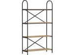 Syfax™ Libreria Rovere Artigianale 80 X 30 X 146 Cm Legno Multistrato