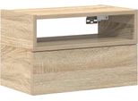 Syfax™ Comodino A Muro Rovere Sonoma 45X26X28,5 Cm