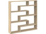 Syfax™ Mensola A Cubo Da Parete 7 Scomparti Truciolato Rovere Sonoma