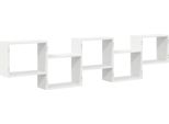 Syfax™ Mensola A Cubo Da Parete 5 Scomparti Legno Multistrato Bianco