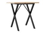 Syfax™ Tavolo Da Pranzo Telaio A X 80X50X75,5 Cm Legno Pino E Acciaio