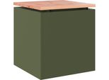 Syfax™ Panchina Da Giardino Oliver Verde 40 X 40 X 43 Cm Acciaio