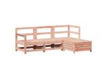 Syfax™ Set Divani Da Giardino 4 Pz In Legno Massello Abete Douglas
