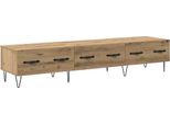 Syfax™ Mobile Tv Rovere Artigianale 150 X 36 X 30 Cm Legno Multistrato