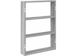 Syfax™ Mensola A Muro Grigio Sonoma 43X9X60 Cm In Truciolato