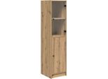 Syfax™ Credenza Rovere Artigianale 35 X 37 X 142 Cm Legno Multistrato